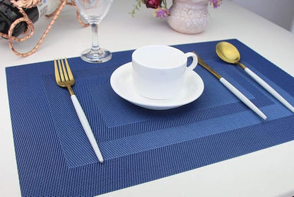 PIGCHCY Placemats, Washable Woven Vinyl Placemats - Image 9