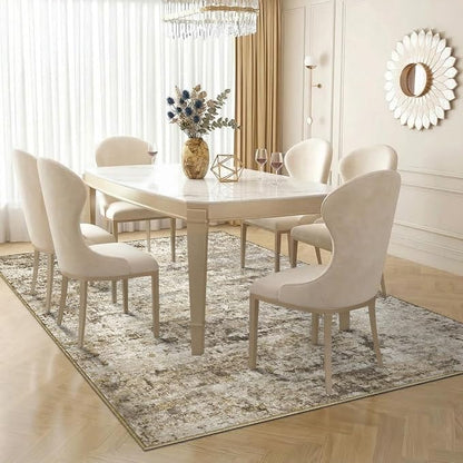 5x7 Area Rugs Washable Living Room Rug-No Slip Soft Carpets Modern Abstract - Image 3
