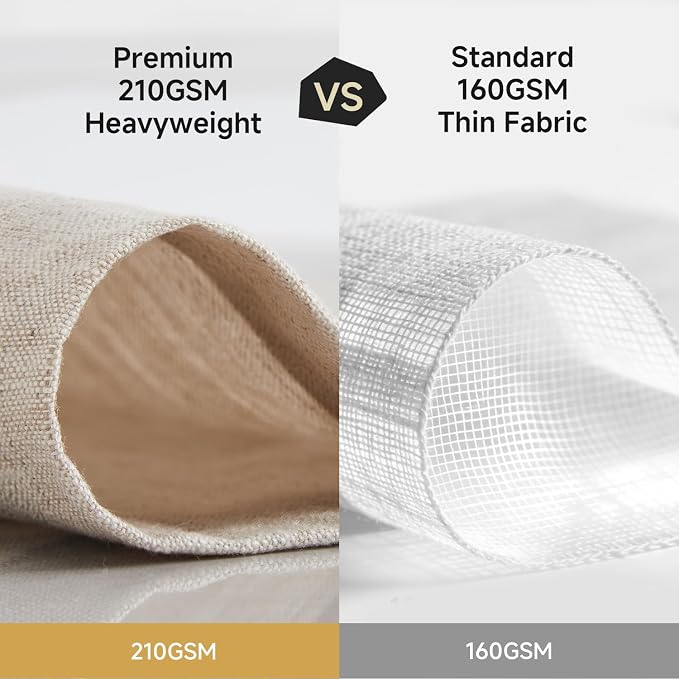 100% French Linen Table Runner 120", 210GSM Heavyweight Artisanry, Crease-Free - Image 7