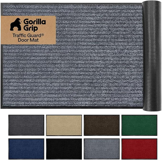 GORILLA GRIP Waterproof Traffic Guard Door Mat, Heavy Duty Entryway Mats by Unknown