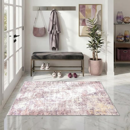 3x5 Area Rugs Washable Living Room Rug-No Slip Soft Carpets Modern Abstract - Image 5