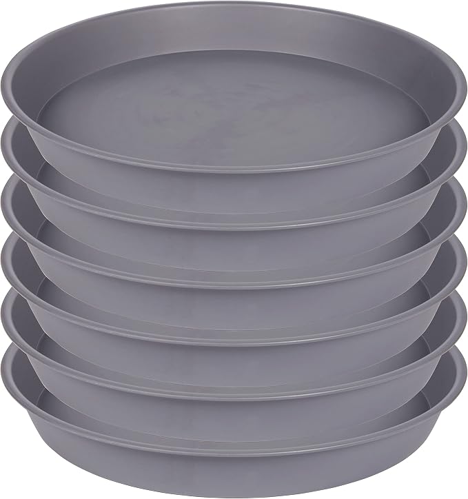 2 Pack of 8 inch Plant Saucer Clear, Heavy Duty Plastic Plant Water Tray 8 inch - Image 8