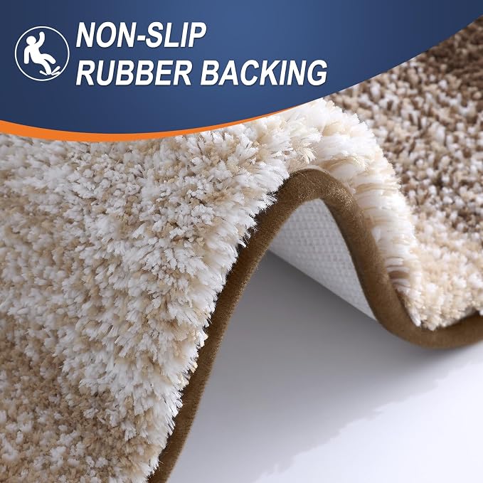 OLANLY Bathroom Runner Rugs Mat 59x20, Extra Soft Absorbent Microfiber Bath Rugs - Image 5