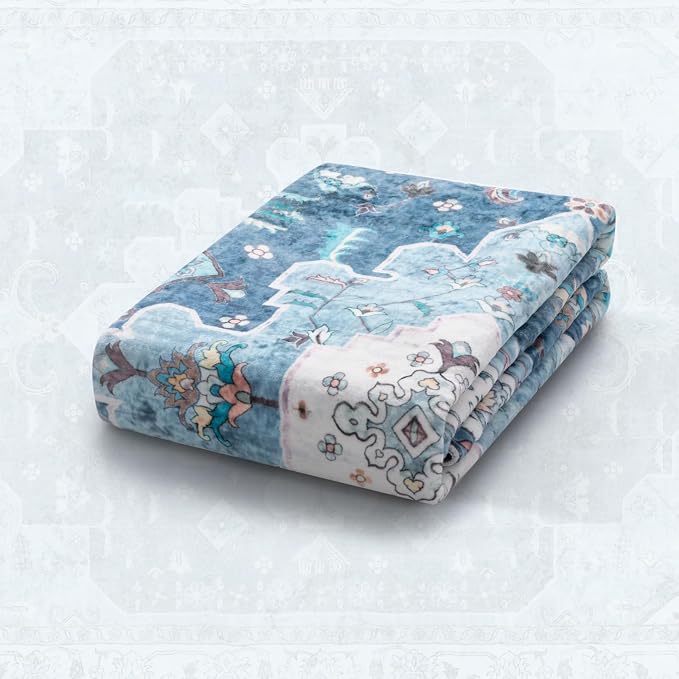 SERISSA Area Rug 3x5 Boho Blue Rugs - Image 6