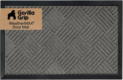GORILLA GRIP 100% Waterproof All-Season WeatherMAX Doormat US Designed Natural by Unknown