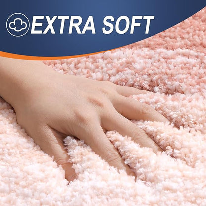 OLANLY Bathroom Runner Rugs Mat 47x24, Extra Soft Absorbent Microfiber Bath Rugs - Image 3