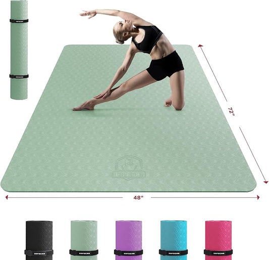 HAPBEAR Extra Large Yoga Mat by HAPBEARFitness