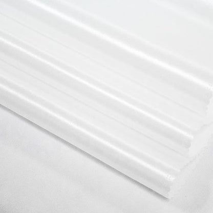 White Table Runners, 12x108 Inches, 6 Pack | Satin, Silk and Smooth Fabric - Image 4