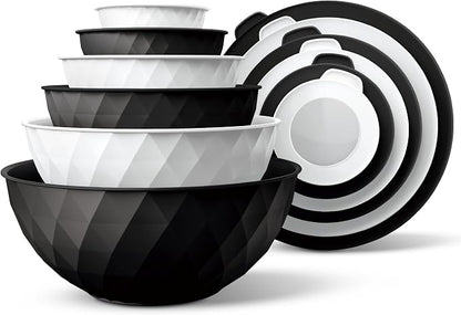 COOK WITH COLOR Mixing Bowls with Lids by CookwithColor