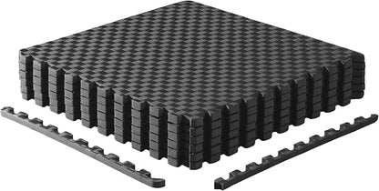 CAP Puzzle Exercise Mats | 3/4” Thick EVA Interlocking Foam Tiles by CAP