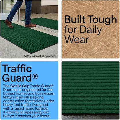 GORILLA GRIP Waterproof Traffic Guard Door Mat, Heavy Duty Entryway Mats - Image 3