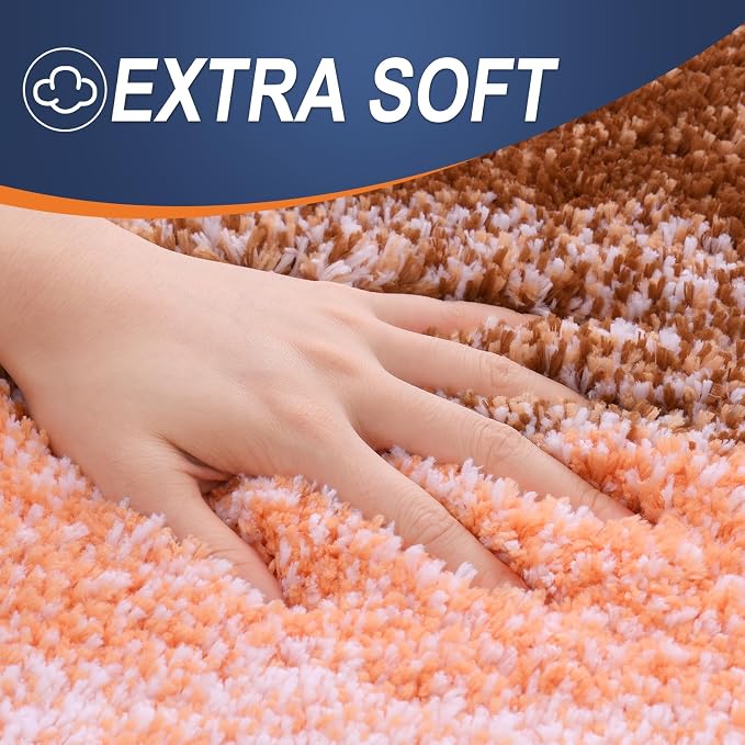 OLANLY Bathroom Runner Rugs Mat 47x24, Extra Soft Absorbent Microfiber Bath Rugs - Image 2