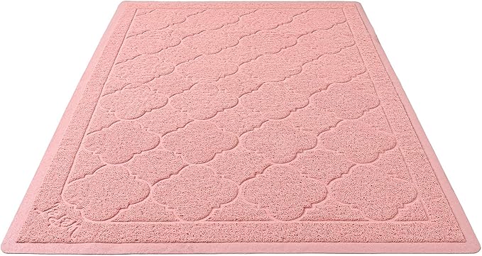 WePet Cat Litter Box Mat, Kitty Premium PVC Pad, Durable Trapping Rug, by WePet