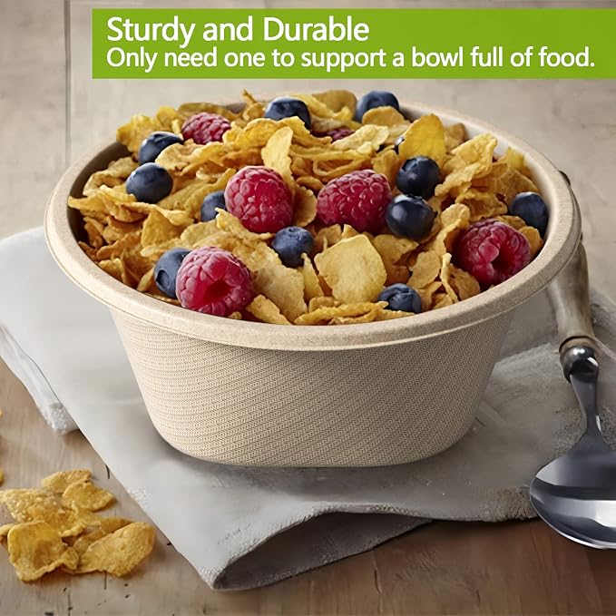 32 Oz Deep Paper Bowls Disposable Bowl - Image 6