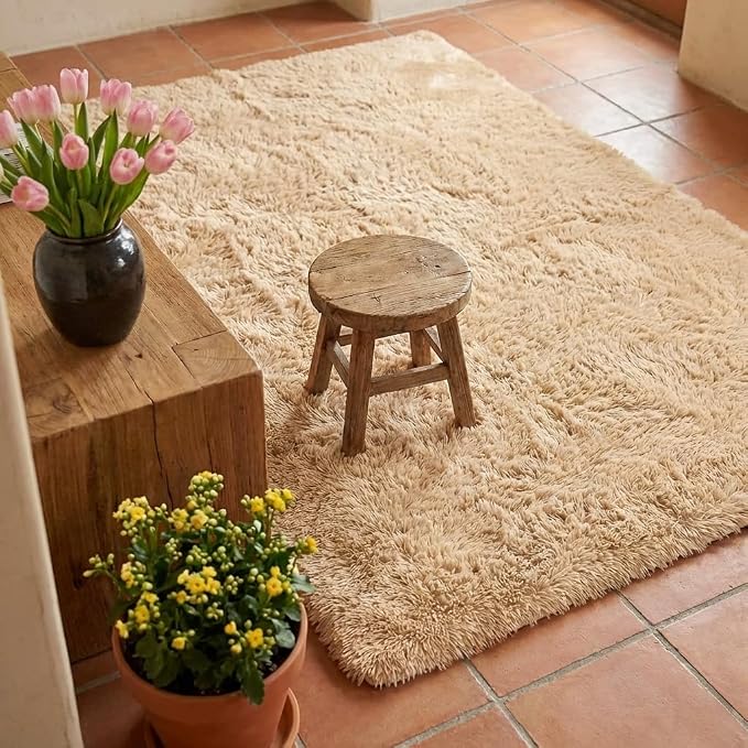 Mugorn 5x7 Rugs for Living Room, Large Fluffy Area Rugs for Bedroom, Soft - Image 5