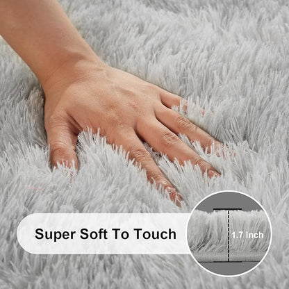 4x6 Rugs for Bedroom, Fluffy Area Rugs for Living Room, Small Fuzzy Shag Soft - Image 2