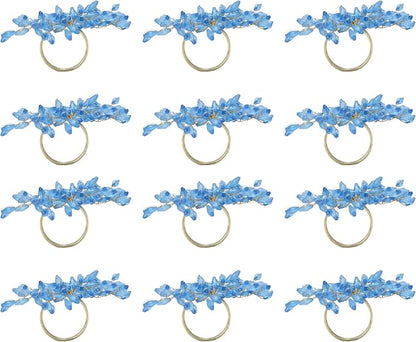 ITOS365 Napkin Rings Set of 12 for Dining Table Decoration Parties Everyday - Image 2