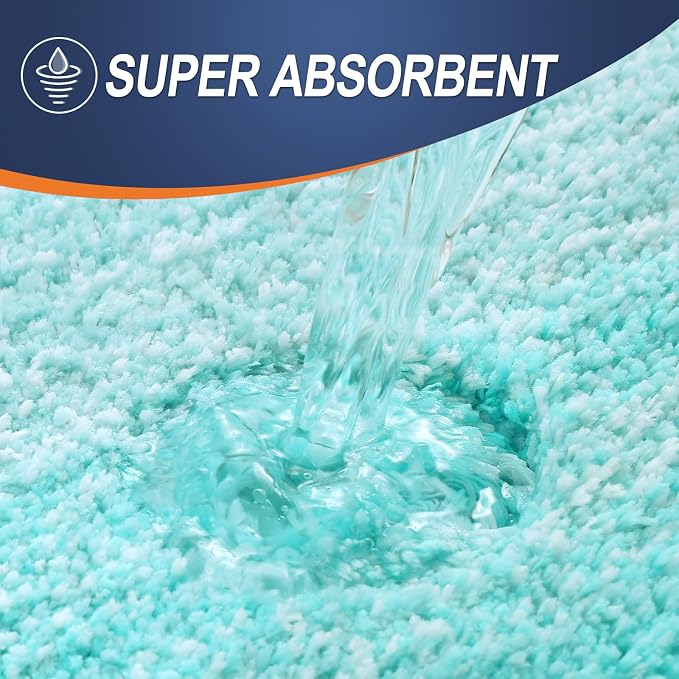 OLANLY Large Bathroom Rugs Mat 54x24, Extra Soft Absorbent Microfiber Bath Rugs - Image 4