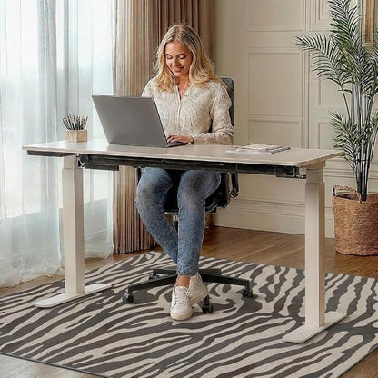 36"x48" Office Chair Mat for Hardwood Tile Floor, Under Desk Carpet Protector - Image 2