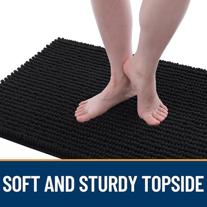 OLANLY Dog Door Mat for Muddy Paws 59x35, Ultra Absorbent Chenille Mud Doormat - Image 3