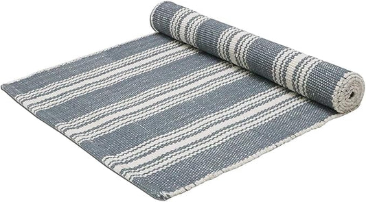 Hand Woven 100% Cotton Yoga Mat- Thick Handloom Made in India- by TheHomeTalk