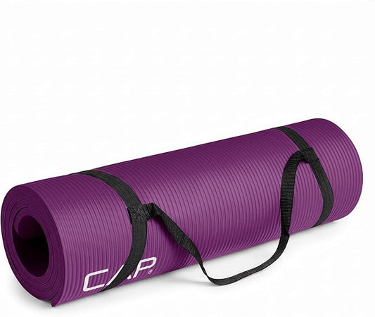 CAP Barbell 1/2-Inch High Density Exercise Yoga Mat by Unknown