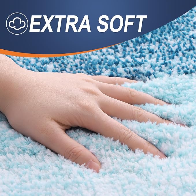 OLANLY Bathroom Runner Rugs Mat 59x24, Extra Soft Absorbent Microfiber Bath Rugs - Image 2