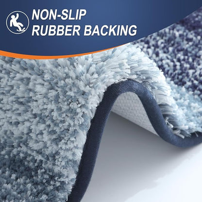 OLANLY Bathroom Rugs Mat 34x21, Extra Soft Absorbent Microfiber Bath Rugs - Image 5