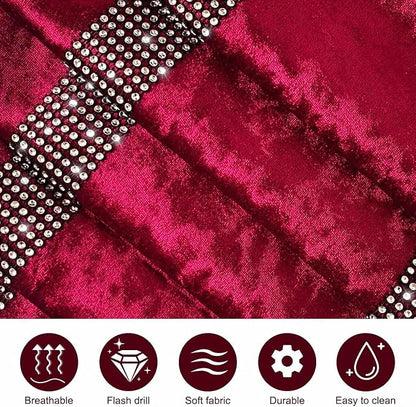 Jiino Red Table Runner 120 Inches Long - Image 5