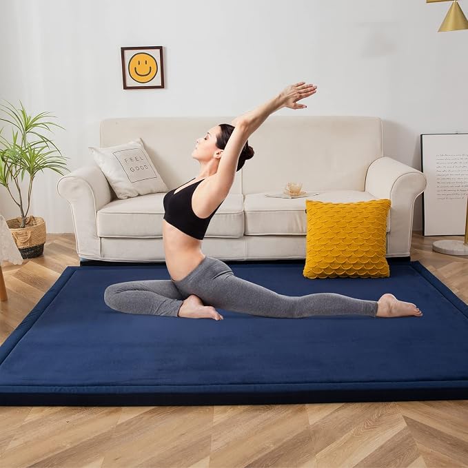 MAXYOYO Play Mat, 1.2" Thick Memory Foam Soft Padded Carpet - Image 3