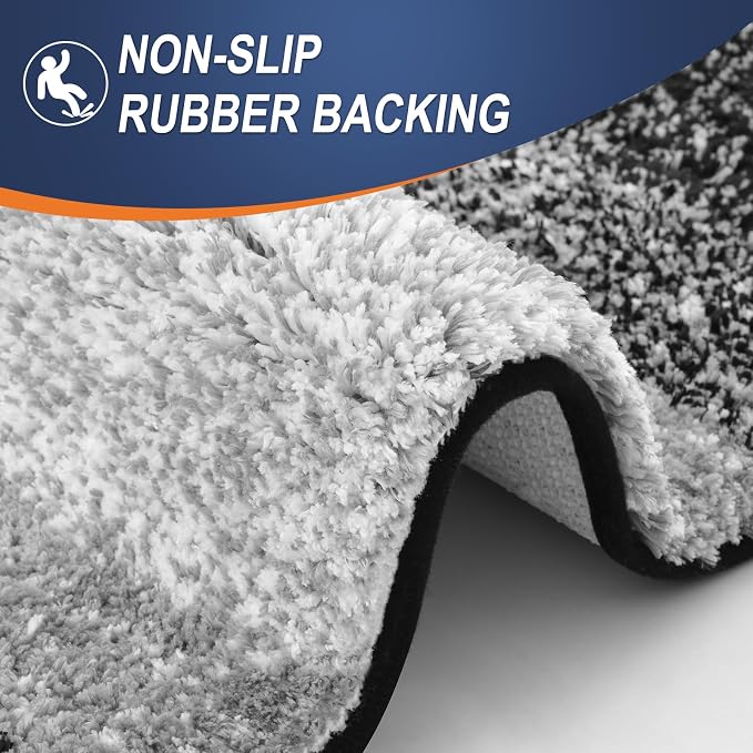 OLANLY Bathroom Runner Rugs Mat 70x24, Extra Soft Absorbent Microfiber Bath Rugs - Image 4