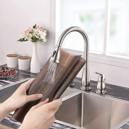 Aofmee Placemats Set of 4, Heat Resistant Place Mats, Washable Durable PVC - Image 2