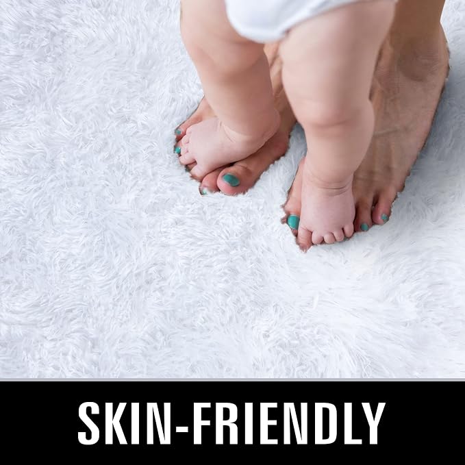 TWINNIS Super Soft Shaggy Rugs Fluffy Carpets 8x10 Feet, Indoor Modern Plush - Image 3