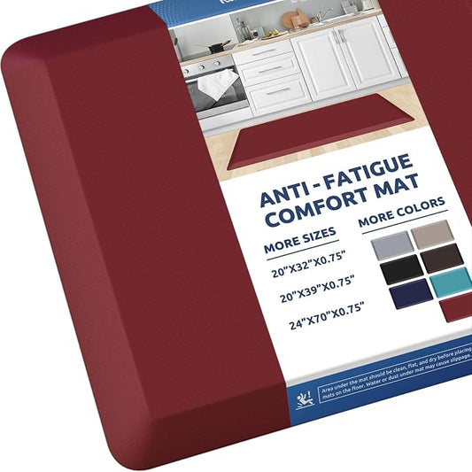 KitchenClouds Kitchen Mat Cushioned Anti Fatigue Rug 20"x39" Water Resistant by KitchenClouds