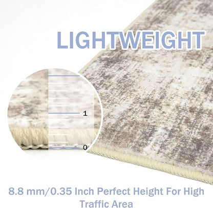 IOHOUZE Abstract Runner Rug 3x12 Ft Washable Runners - Image 5