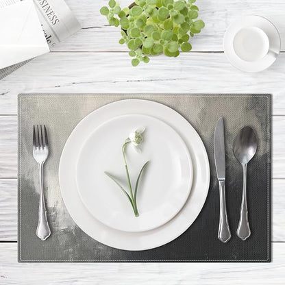 Emvency Farmhouse Placemats Set of 6, 12x18 Inch - Image 2