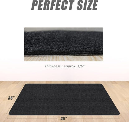 Sycoodeal Office Chair Mat for Hardwood Floor, Office Computer Gaming Chair Mat - Image 2