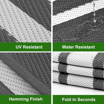 RURALITY Outdoor Rug 9x12 Waterproof - Image 4