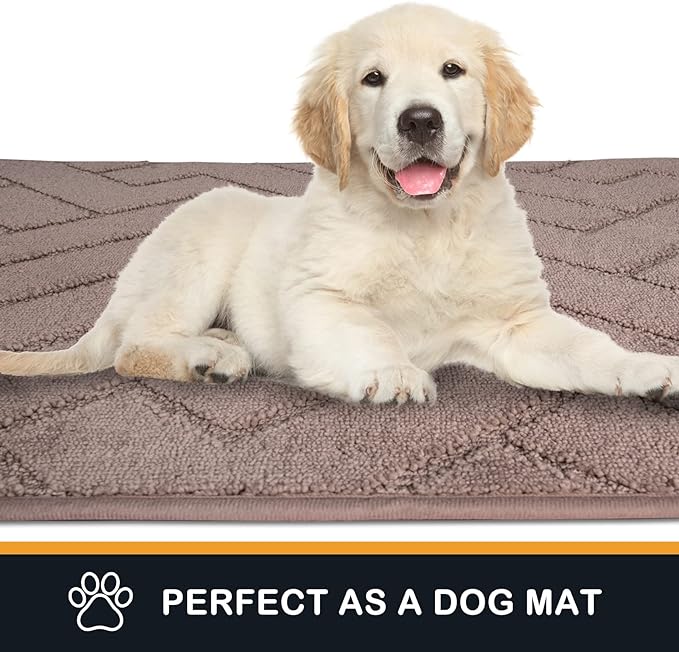 PURRUGS Dirt Trapping Door Mat 24" x 70", Non-Slip Machine Washable Entry Rug - Image 4