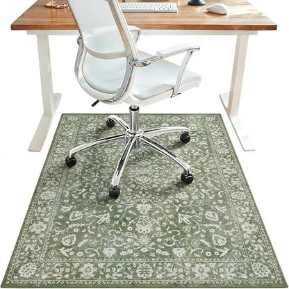 48"x72" Office Chair Mat for Hardwood Tile Floor, Under Desk Carpet Protector by BESBLEE