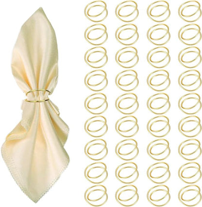 Gold Napkin Rings by FORESRUM