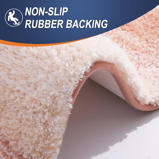 OLANLY Bathroom Runner Rugs Mat 70x24, Extra Soft Absorbent Microfiber Bath Rugs - Image 5