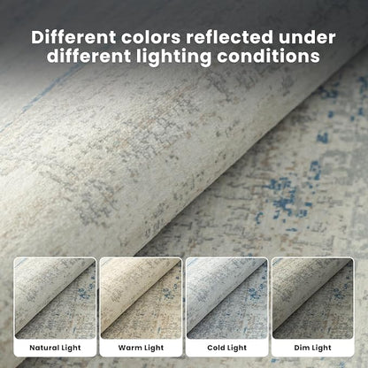 Washable Rugs 3x5 Area Rugs for Living Room- Modern Abstract Rugs for Bedroom - Image 6