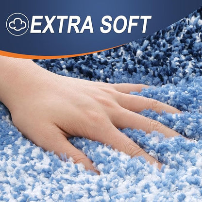OLANLY Bathroom Rugs Mat 34x21, Extra Soft Absorbent Microfiber Bath Rugs - Image 3