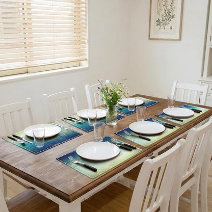 Emvency Farmhouse Placemats Set of 6, 12x18 Inch - Image 5