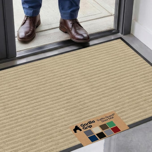 GORILLA GRIP Waterproof Traffic Guard Door Mat, Heavy Duty Entryway Mats by Unknown