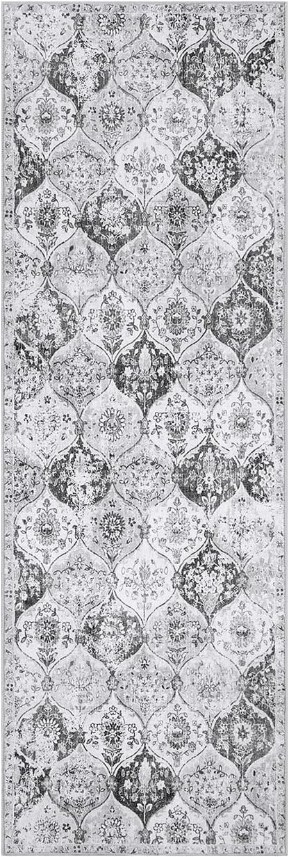 Lahome Moroccan Trellis Washable Runner Rug, 2x6 Kitchen Runners - Image 2