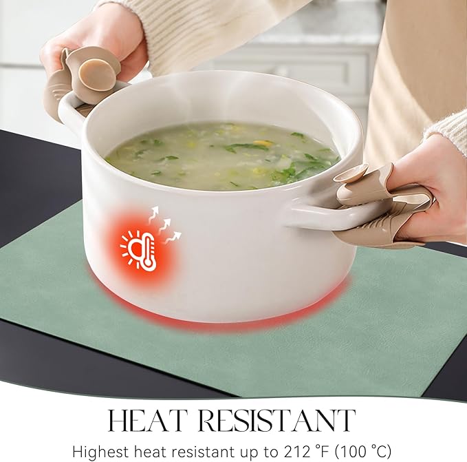MOSAYT Vinyl Placemats Set of 6-12 X 17 Inch - Image 3