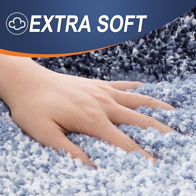 OLANLY Large Bathroom Rugs Mat 50x30, Extra Soft Absorbent Microfiber Bath Rugs - Image 3