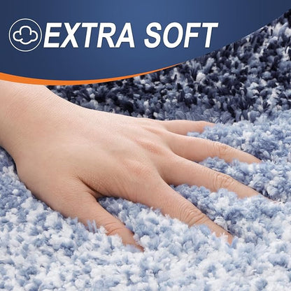 OLANLY Large Bathroom Rugs Mat 50x30, Extra Soft Absorbent Microfiber Bath Rugs - Image 3